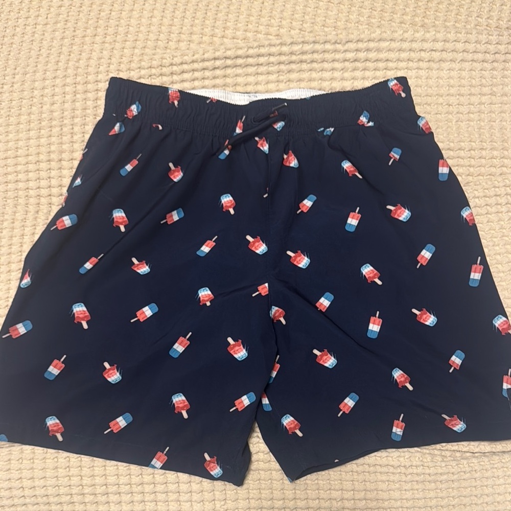Navy Popsicle Print Swim Shorts